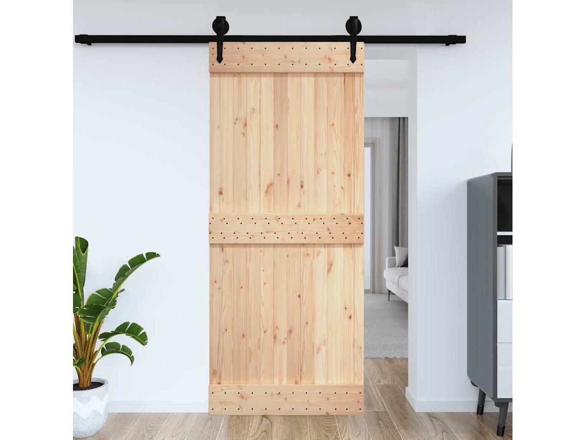 Puerta Narvik 100x210 cm Madera maciza de pino Wsd688250 Lovely Home