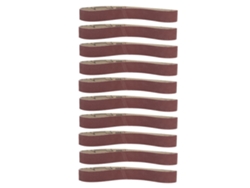 10 Piezas De Cinta Abrasiva De Alúmina 533*30 (600 Grit) Para Lijado, Pulido Y Herramientas De Carpintería Y Metalurgia