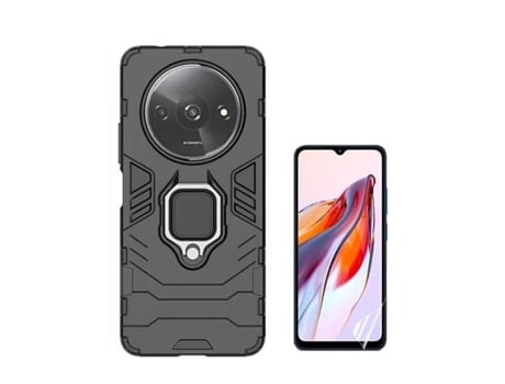 Protector de Pantalla Full Cover Frente Military para Xiaomi Xiaomi Redmi A3 PHONECARE Hidrogel Negro