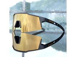 Gafas de ciclismo con lentes de polímero negro y protección UV400, montura TR 90 MDUG (estilo 11)