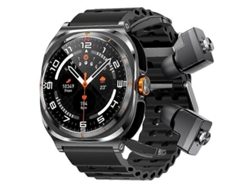 Reloj inteligente GT98 con auriculares Bluetooth 2 en 1, 1,53 pulgadas, IP67, resistente al agua, monitorización de oxígeno en sangre, bicicleta eléctrica Ly