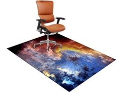 Tapete Cadeira Protetor Piso Antiderrapante 80 X 120 Cm Carpete Madeira Gamer, Escritório, Cadeiras Piso,