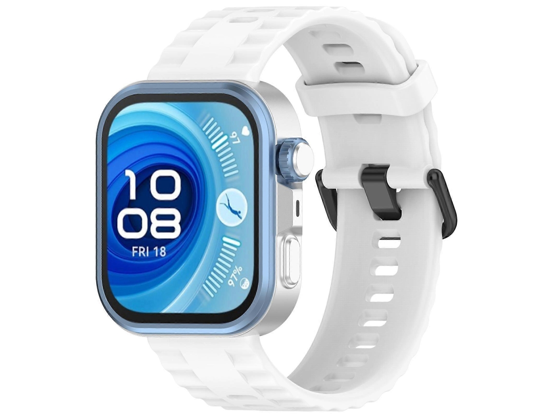 Correa de silicona negra con cierre de liberación rápida para Huawei Watch Fit4 Pro / Fit4 / Fit3