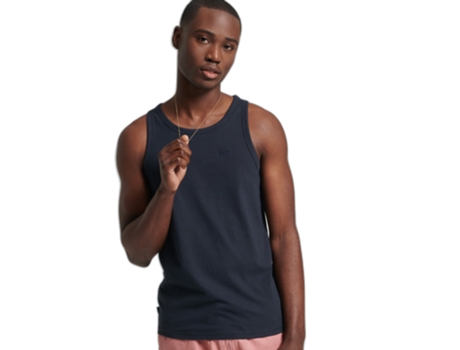 Top de Hombre SUPERDRY Azul (XL)