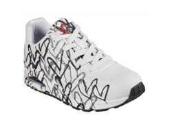 Zapatos de Mujer SKECHERS Uno Spread The Blanco (39)