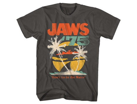 Camiseta ROCKINSTONE Don't Go in the Water Jaws (S)