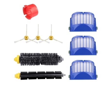 Kit de repuesto de cepillo de filtro Hepa, 9 piezas para Irobot Roomba 600, 610, 620, 630, 650, 660, 680, accesorios para aspiradoras