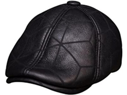 Casquette De Baseball En Cuir Véritable Avec Cache-oreilles – Béret Russe Chaud D'hiver (marron, Xl)