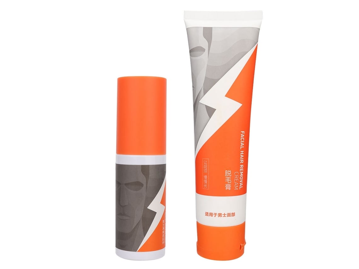 2026-kit De Depilação Facial Para Homens 150g, Depilação Sem Dor De Barba, Cabelo Labial E Rostro
