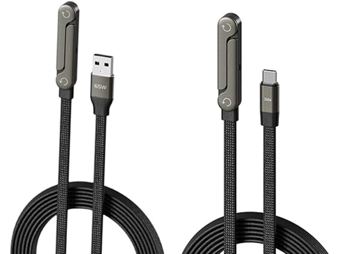 Cable De Carga De 240 W Con Soporte Usb Integrado Para Teléfono, 1,5 M, Para Smartphones Y