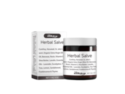 Ungüento calmante con hierbas naturales para piel sensible.