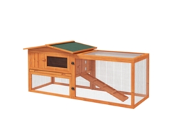 Jaula Para Animales Pequeños, Madera De Abeto Naranja, 156x58x68cm