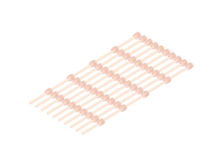 100 Cucharas De Madera Para Miel (8 Cm) Para Mezclar Miel, Bodas, Cocina Y Restaurantes.