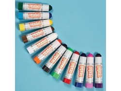 Barras De Pintura Gouache Sólidas 10G PLAYCOLOR Textil One 12 Colores Surtidos 10461
