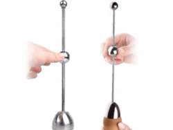 Abridor y separador de cáscaras de huevo de acero inoxidable Rosewell para la extracción de huevos