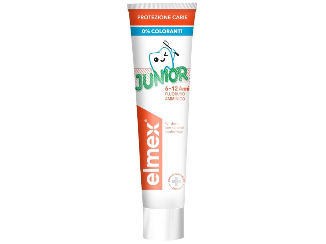 Pasta Infantil Elmex Junior 6 12 a 75 ml