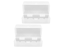 Juego de 2 cajas de enchufes exteriores blancas impermeables, protección robusta contra la lluvia y el polvo. SFUSHOS