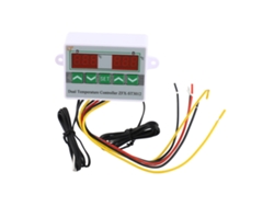 Controlador De Temperatura Digital Inteligente Con Microprocesador De 12 V Y Doble Pantalla.