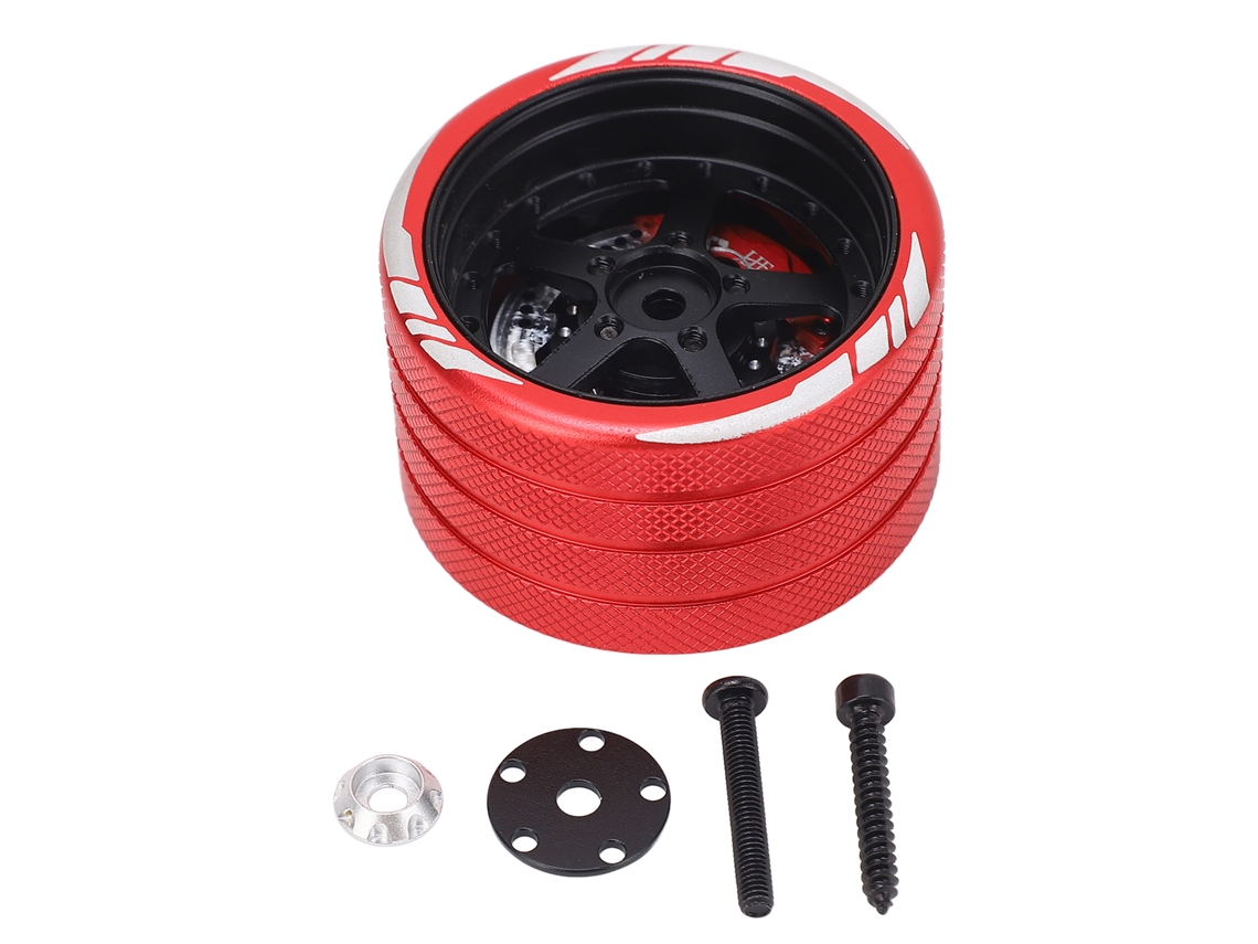 Rueda De Control De Aluminio Rc Para Flysky Nb4, Accesorio De Repuesto Antideslizante, Color Negro.