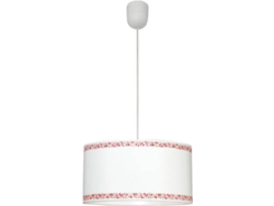 Lámpara de Techo FABRILAMP Cenefa (Rosa - E27 - Máx. 60W - Policarbonato)