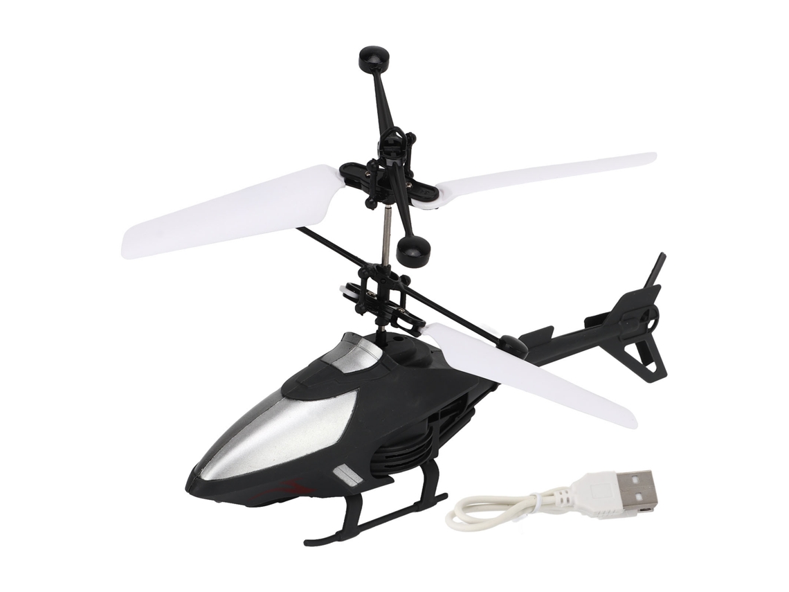 Helicóptero Inteligente De Inducción Con Hélices Resistentes, Carga Usb, Para Niños De 3 Años En Adelante.