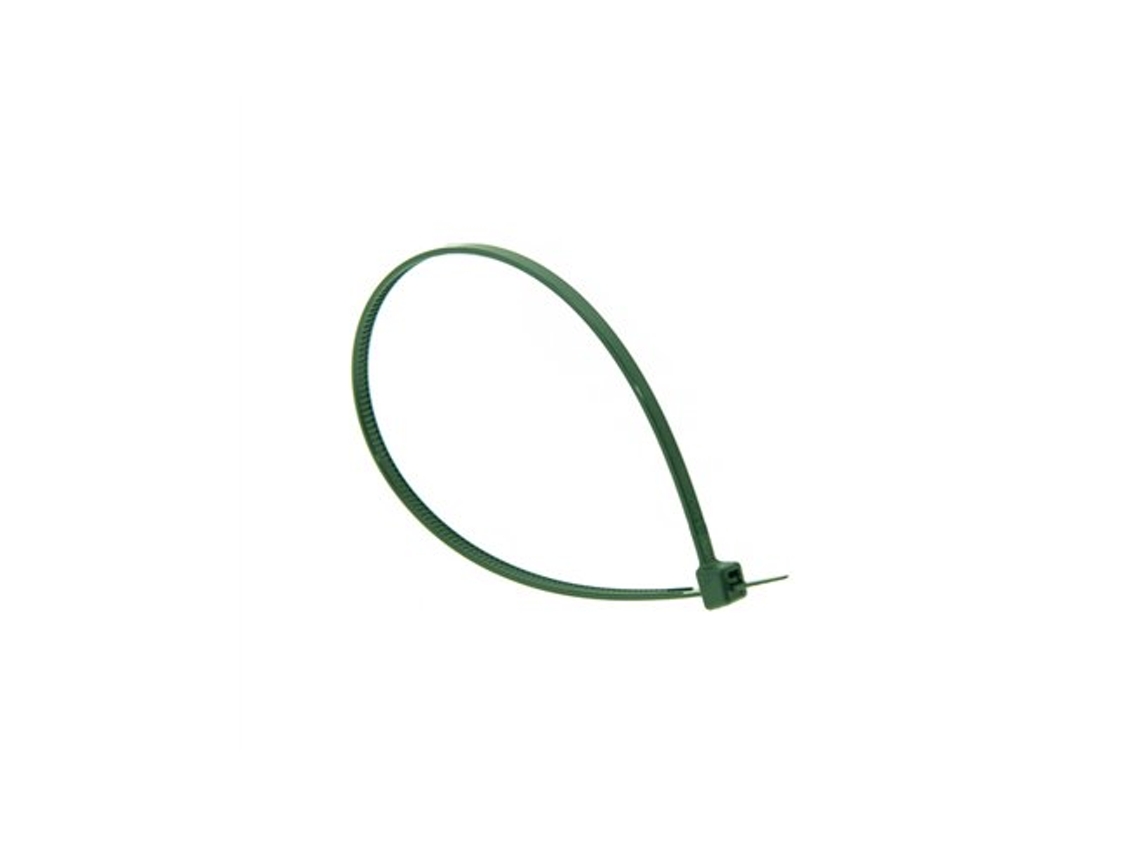 Bolsa Con 100 Abrazaderas 3,5x140mm Verde 11386 Miarco