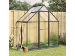 Invernadero con estructura de aluminio antracita de 169 x 114 x 202 cm, DKD HOME DECOR