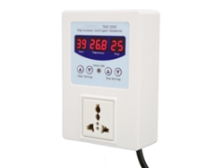 Controlador de temperatura LED digital impermeable, termostato de calefacción y refrigeración, listo para usar, para acuarios de cría, 110-240 V, enchufe UE.
