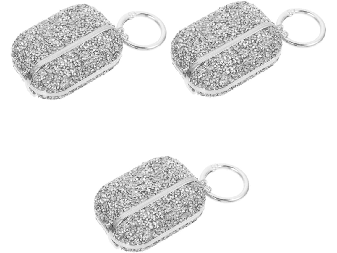 Juego De 3 Fundas Protectoras Con Caja De Almacenamiento Y Elegante Protección Para Auriculares Inalámbricos.