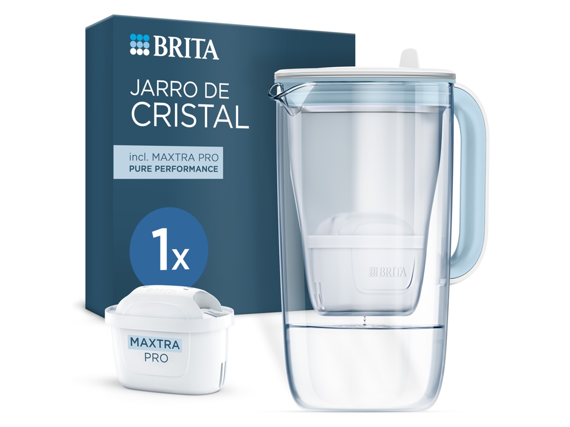 Jarra de vidrio azul 2,5 L) incl. 1x filtros Pure Performance