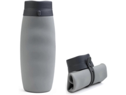 Botella De Agua Plegable, Botella Deportiva Portátil Plegable, Sin Bpa, A Prueba De Fugas. Rosewell