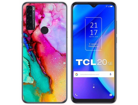 Carcasa TCL 20 SE TUMUNDOSMARTPHONE Dibujos Multicolor