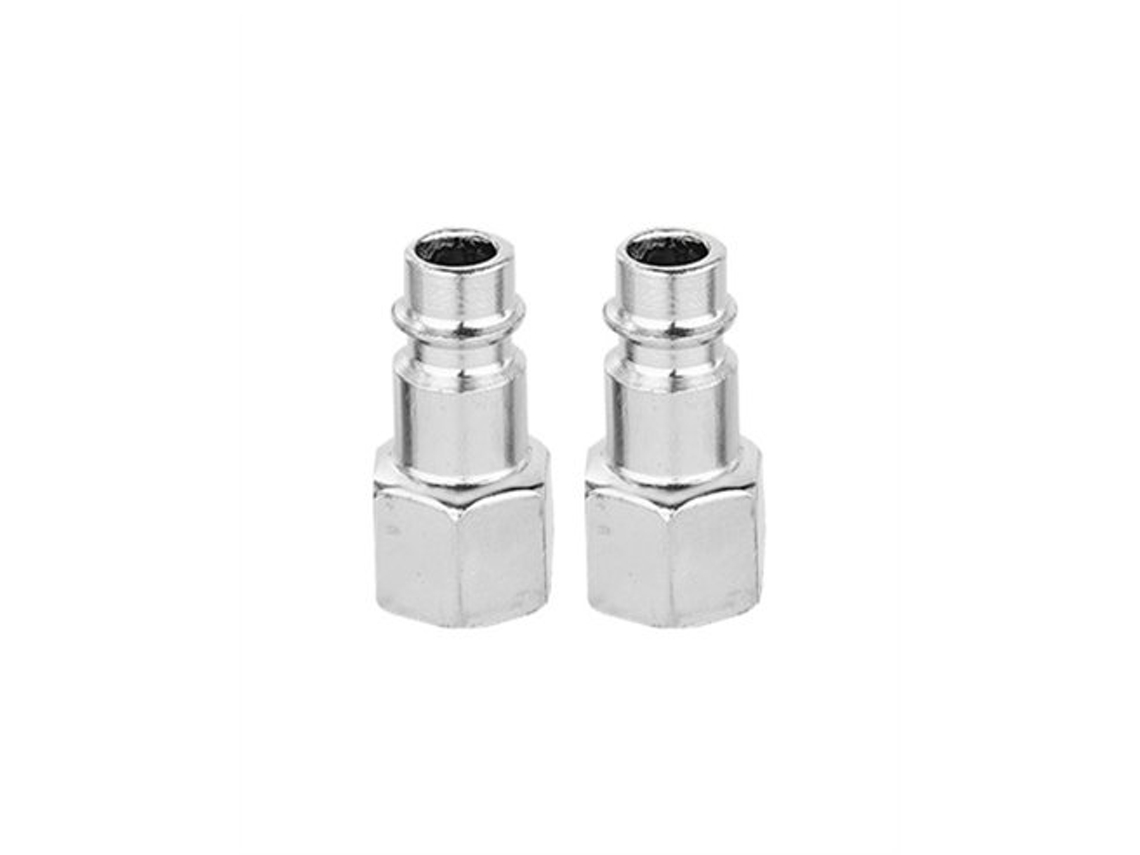 Juego de 2 conectores rápidos Wadflow, tipo europeo, rosca de 1/4".