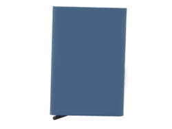 Tarjetero De Aleación De Aluminio Con Protección Rfid, Color Azul, Para Tarjetas De Crédito Prácticas Y Seguras.