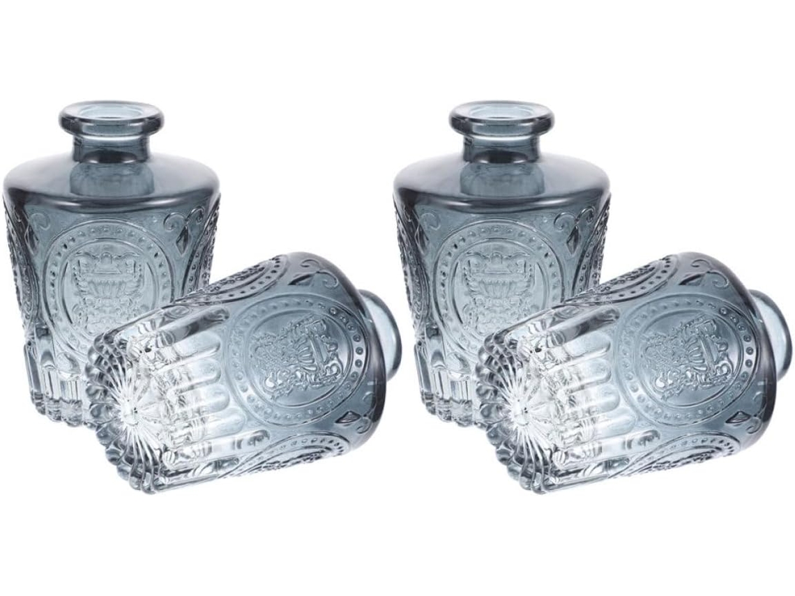 Frascos Diffuseurs De Parfum Pour Diffusion D'arôme Polyvalente Design Simple Y Décoratif Lot 4 En