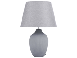 Lámpara de mesa BELIANI Fergus de Cerámica Gris 33x33x52