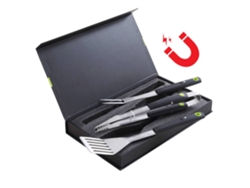 Juego de 3 accesorios magnéticos para barbacoa COOK'IN GARDEN