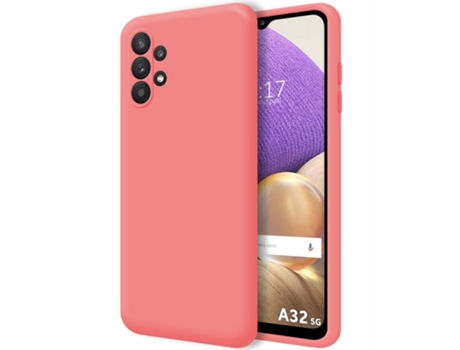 Carcasa Samsung Galaxy A32 5G TUMUNDOSMARTPHONE Silicona Líquida Rosa