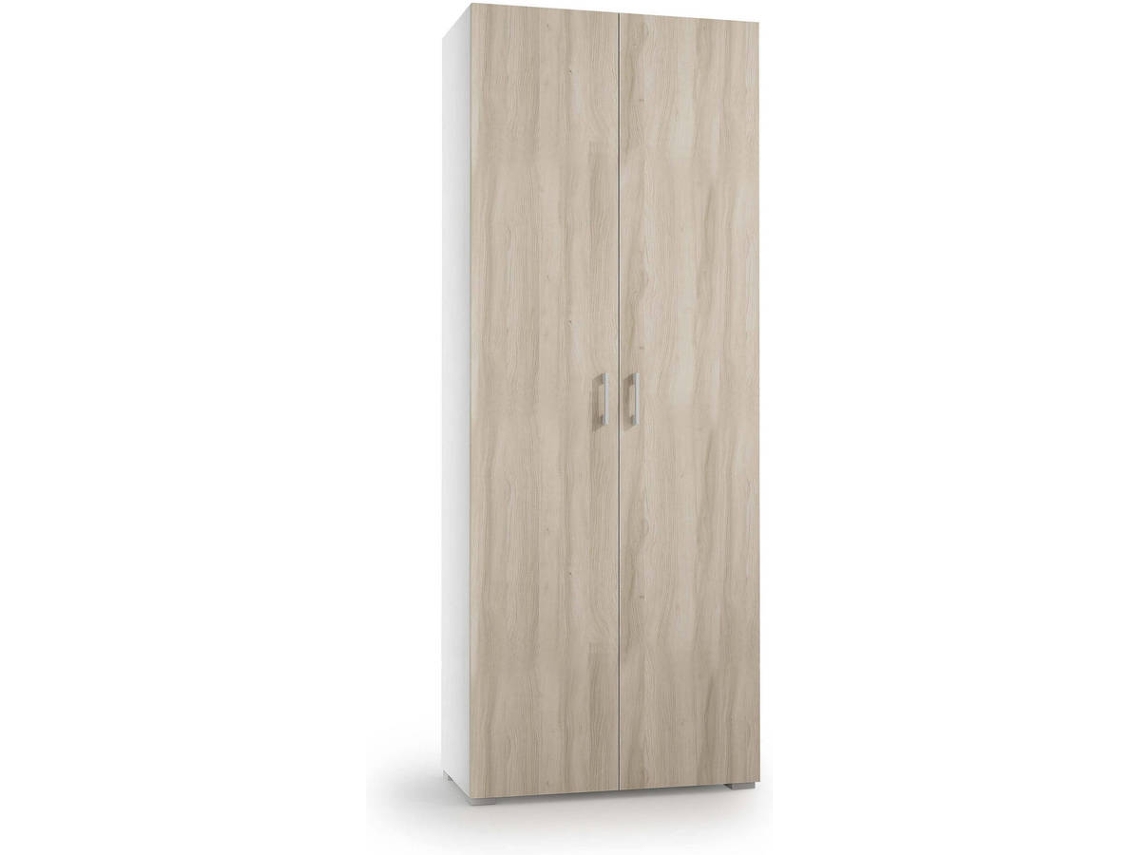 Armario DMORA Blanco (Aglomerado de Melamina - 72x195x37 cm)