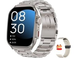 Relojes inteligentes militares para hombre, con respuesta y llamadas, HD 1.96, tácticos, resistentes, para exteriores, deportivos, Yizhood
