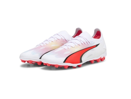 Botas de fútbol Unisex para Fútbol PUMA Ultra Ultimate Mg Blanco (40)