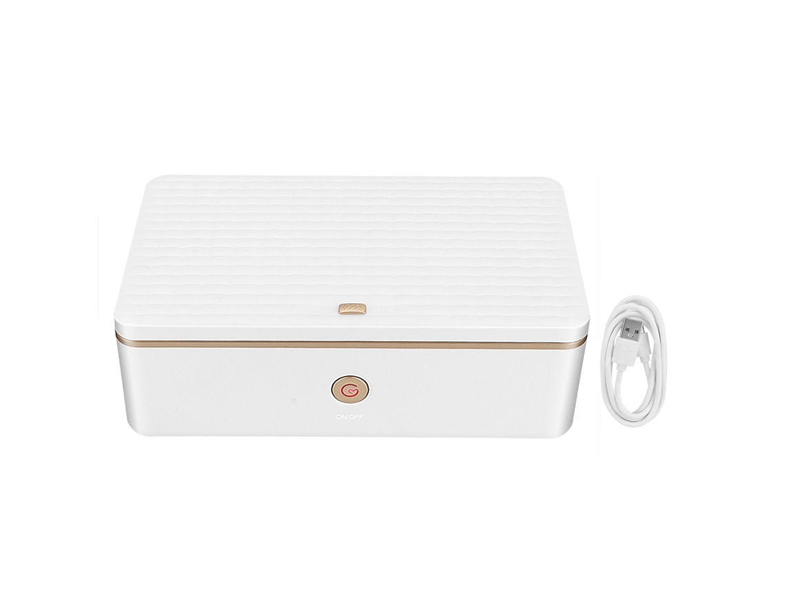 Caixa Esterilizadora De Ferramentas De Manicure Profissional Com Uv-c E Ozônio Usb
