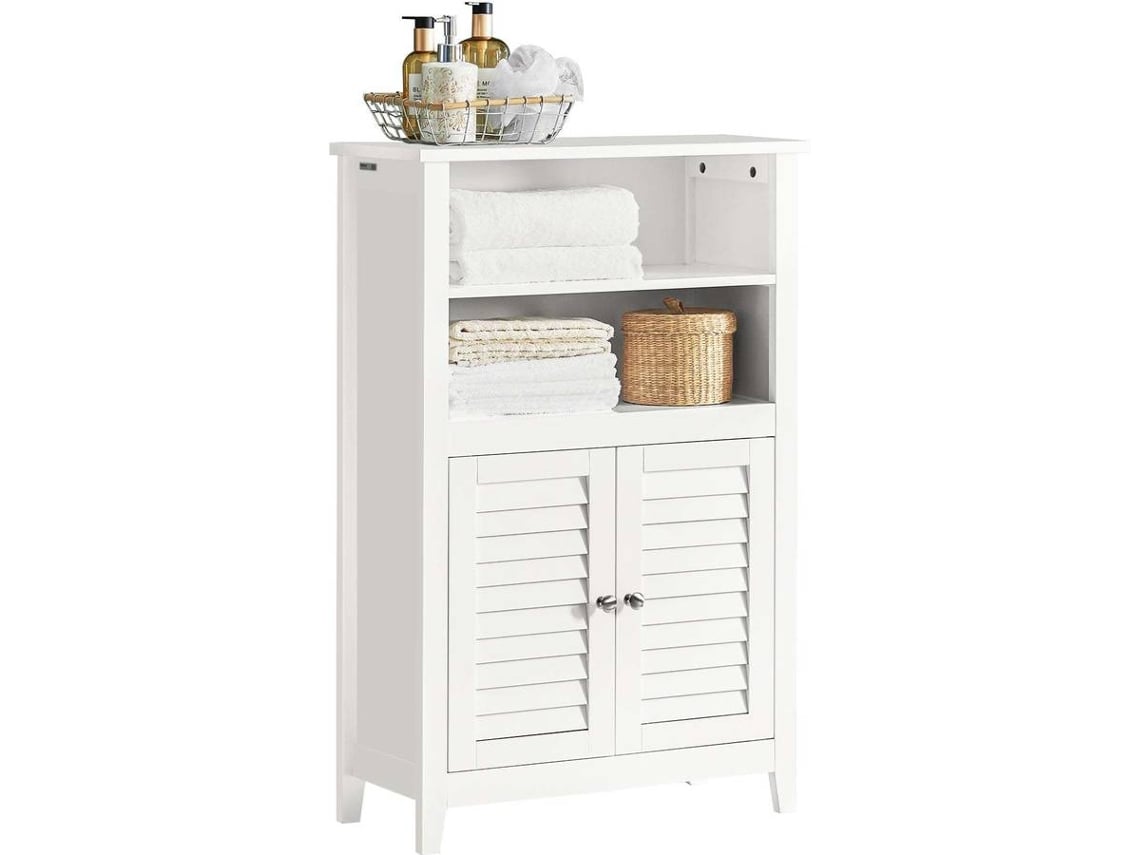 Armario de Baño SOBUY BZR13-W (MDF - 60x26x90 cm)
