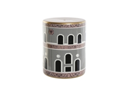 Mesita Auxiliar Porcelana Puertas 33x33x42,5cm