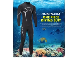 Roupa Zcco Mergulho 3mm 4XL Adulto Neoprene Super Elástico Resistente ao Desgaste Pesca Submarina Snorkeling Surfe Natação Inverno