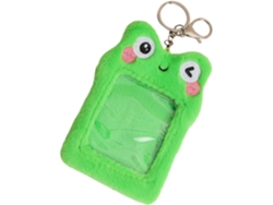 Juego de tarjetas con diseño de rana, llavero y pequeños tarjeteros.