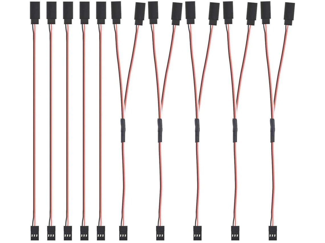 Pieza para Teledirigidos 10 Piezas Servo Cable de extensión