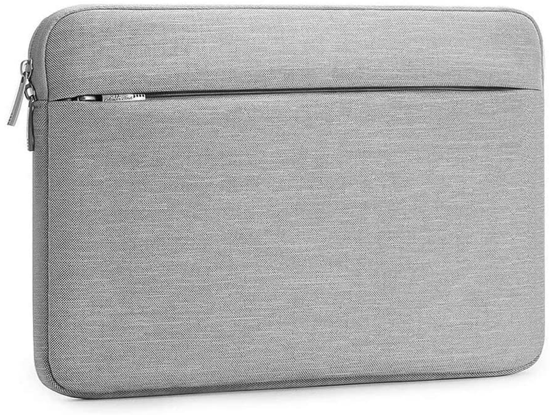 MEOIRUERY Mochila para Portátil, Funda Protectora para Notebook de 15,6 Pulgadas, Bolsa Antigolpes para Ordenador (Gris)