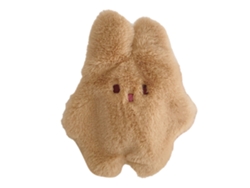 Monedero De Peluche Con Diseño De Conejo, Portátil Para Niños Y Adultos, Color Caqui.