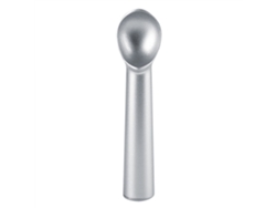 Cuchara de helado antiadherente de aleación de aluminio para bolitas de sandía (plateada)